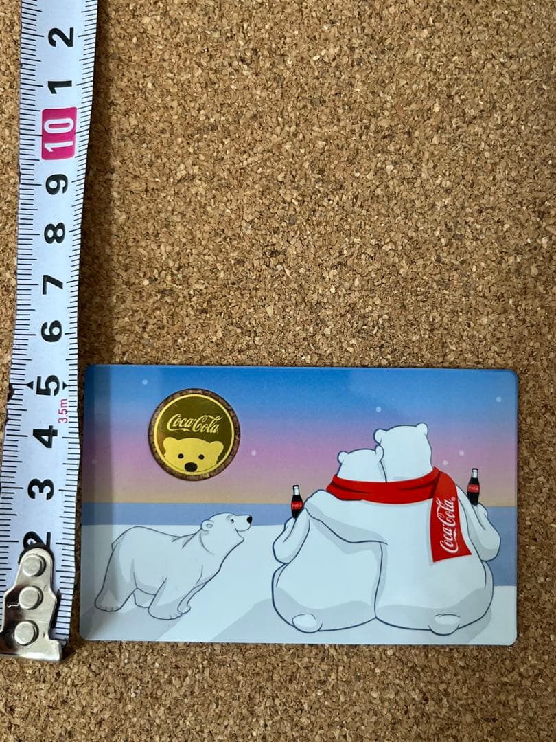 幸せのおそそ分け 希少な白くま金貨カード 一体型 記念メダル
