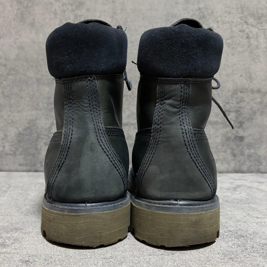 未使用級 ティンバーランド 6インチプレミアムブーツ ネイビー レザー