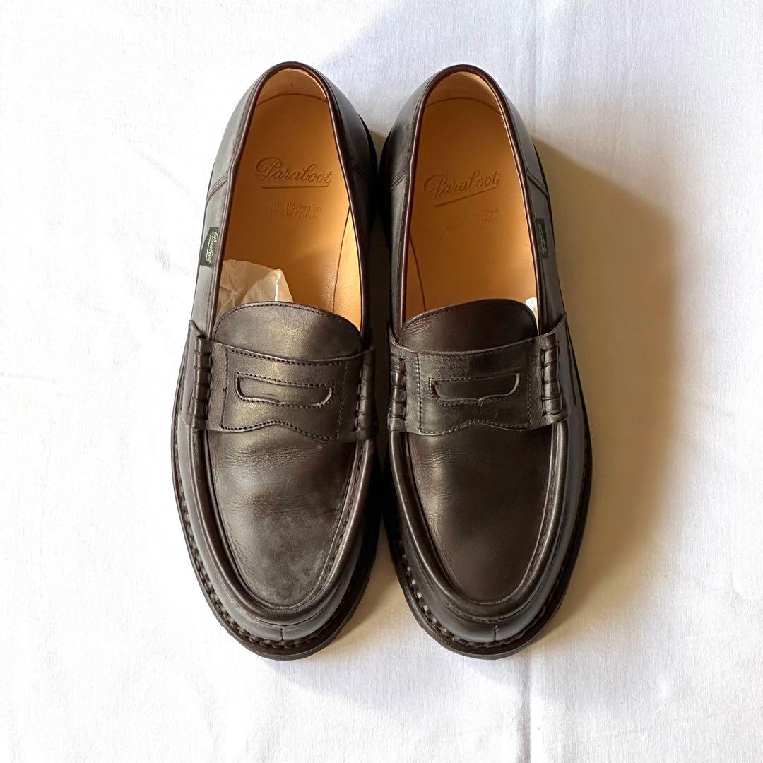 パラブーツランスParaboot REIMSダークブラウン UK8