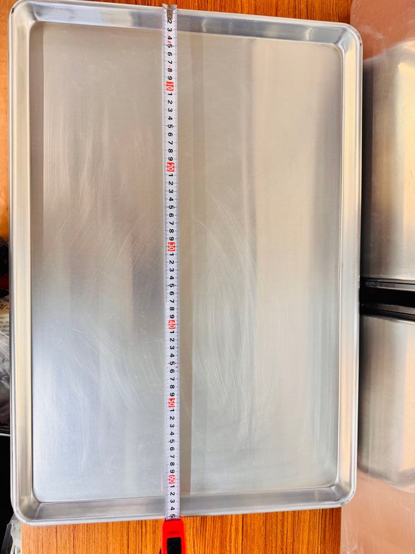 業務用 アルミ製 天板 トレー 9枚セット 約60×40cm 中古