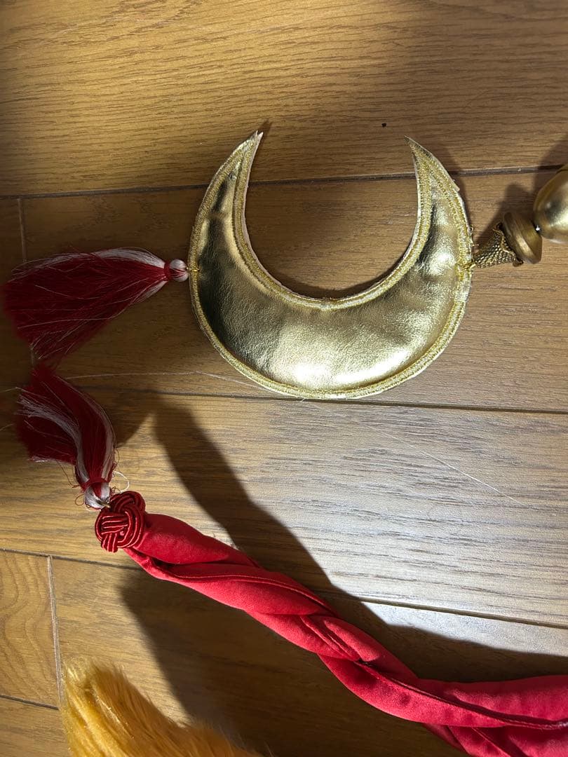 三分妄想【販売終了品】 原神 ゴロー 衣装 ウィッグ 耳2種類付き 下駄