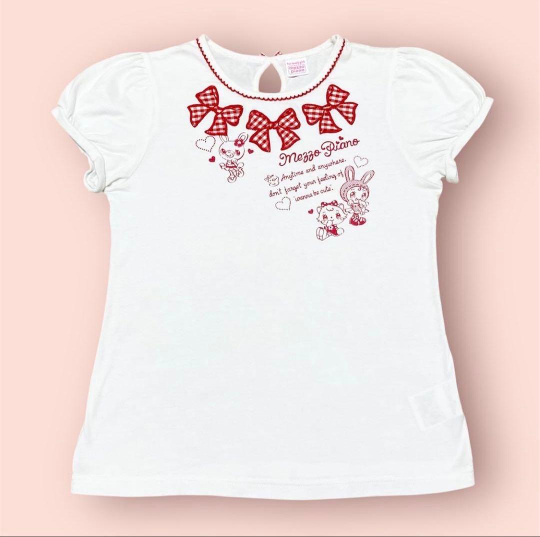 メゾピアノ140 ベリエちゃん Tシャツ 平成レトロ 女児 Y2K 夏物 00s