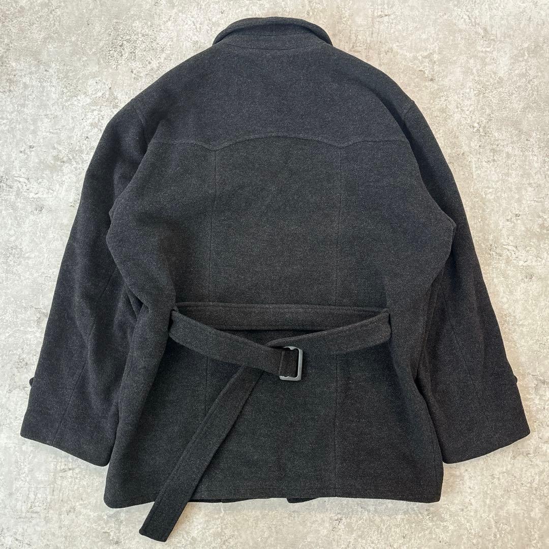 90s フランス製 アニエスベー ririジップ ウール ジップアップコート 2