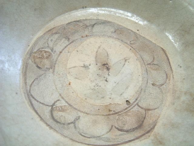 皿□高麗青磁花文花弁型鉢 碗 朝鮮 李朝 希少 古玩 唐