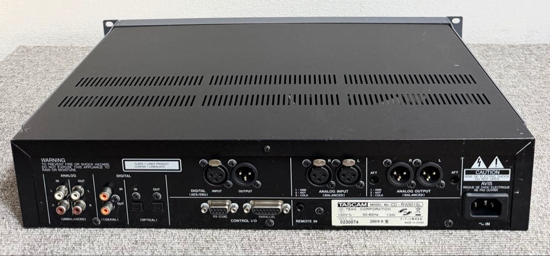 美品】TASCAM CDレコーダー/プレーヤー CD-RW901SL 動作保証 - メルカリ