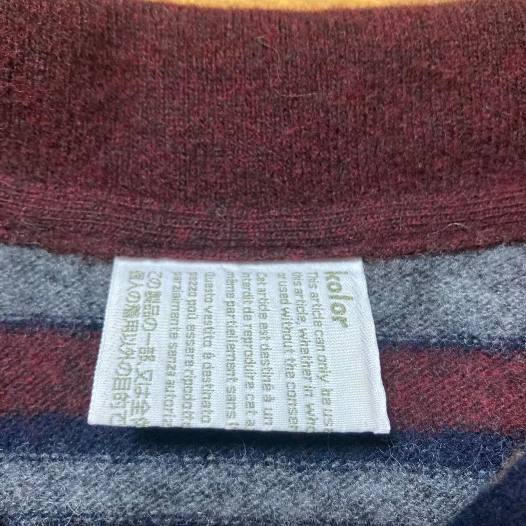 Tee様専用【kolor】BORDER KNIT POLO 3109T - メルカリ