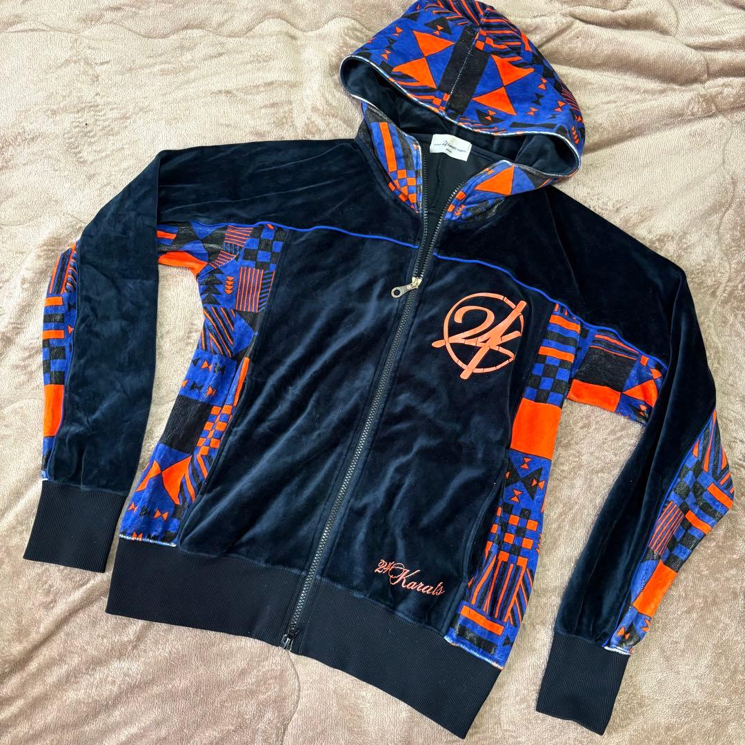 24karats ベロア調ジャージセットアップ 黒 M EXILE - メルカリ