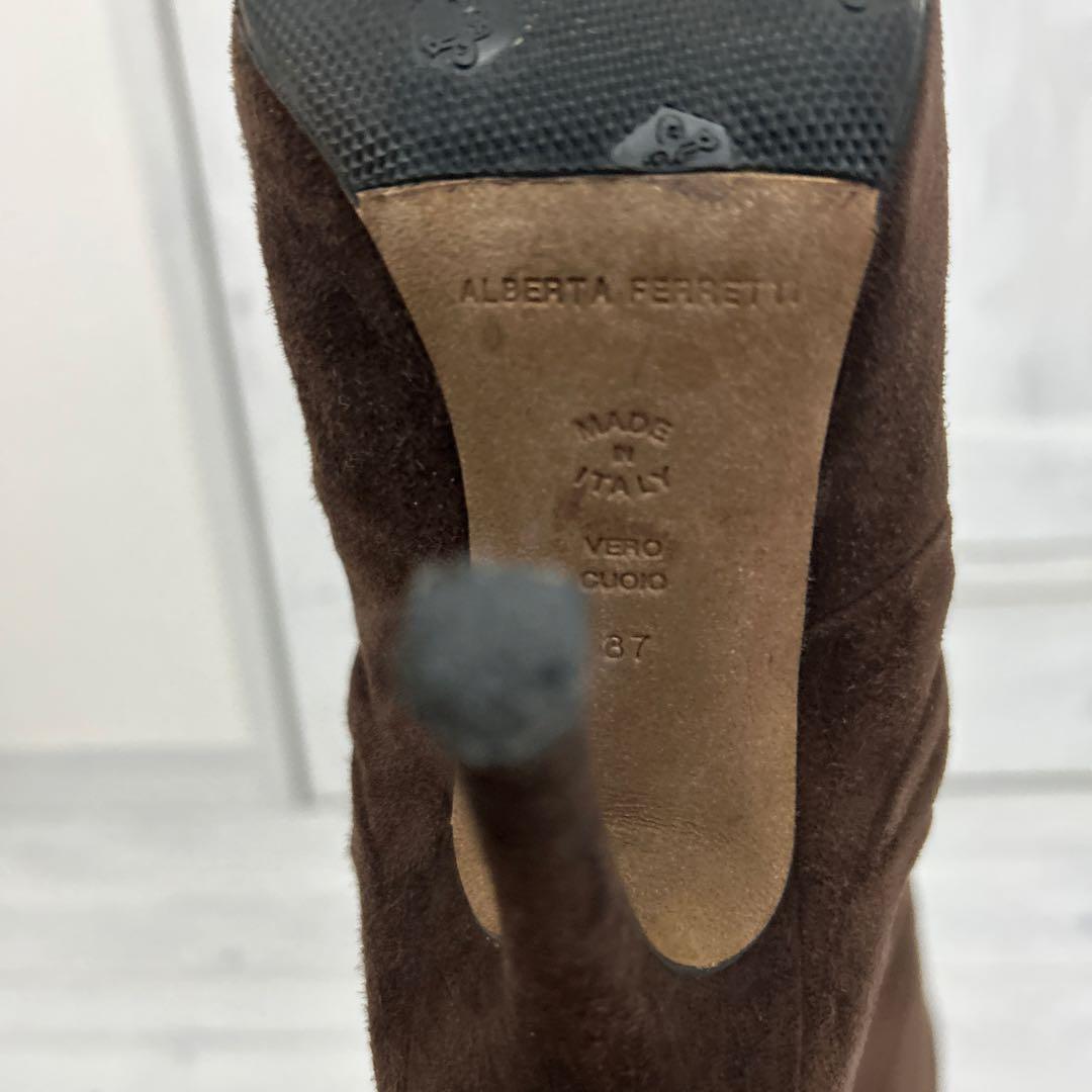 アルベルタフェレッティスエードブーツ 37サイズ