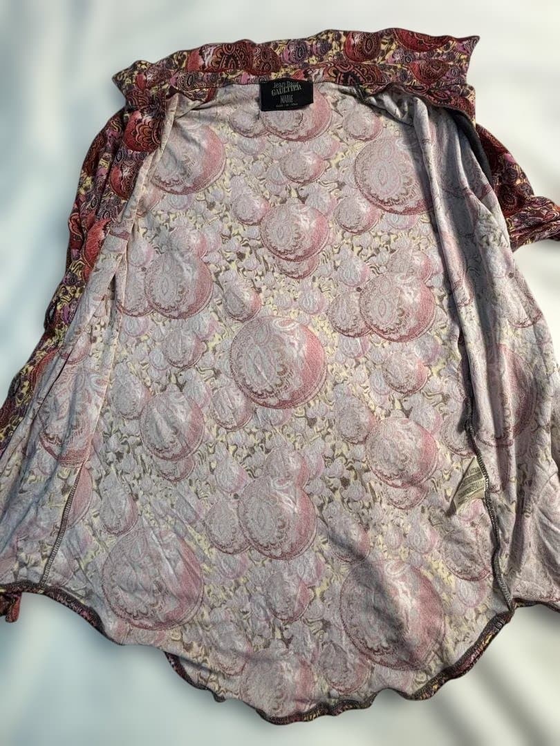 訳あり] Jean-Paul GAULTIER MAILLE ペイズリーシャツ