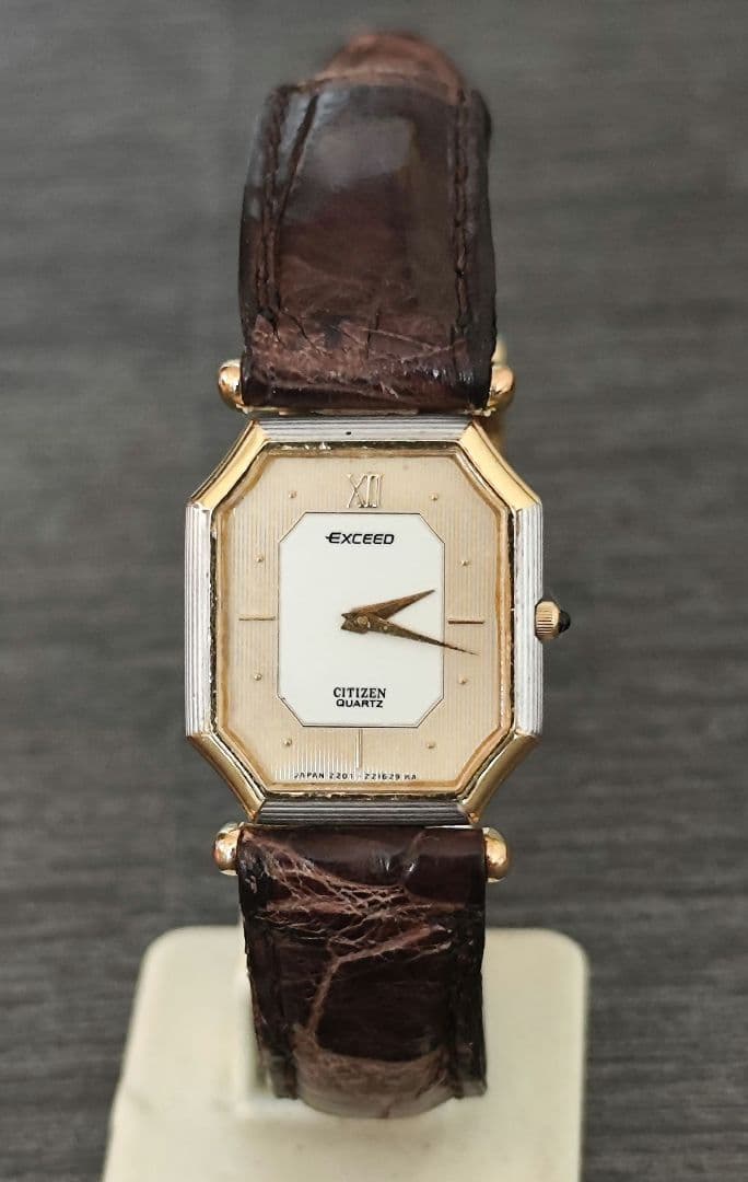 稼働品 CITIZEN EXCEEO レディース腕時計 18kYG EXCEED(CITIZEN) エクシード シチズン エコドライブ ソーラー