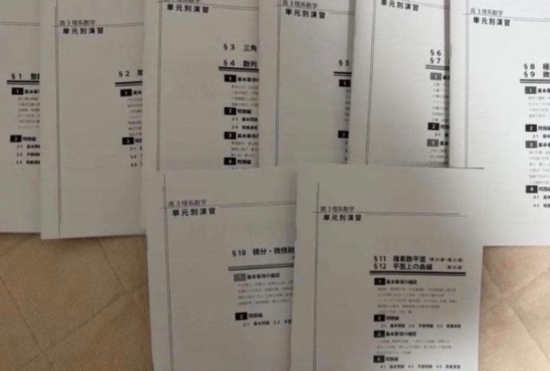 鉄緑会　高三　数学　SA上位クラス　プリント冊子　一年分フルセット 鉄緑会 高三 数学 SA上位クラス プリント冊子 一年分フルセット