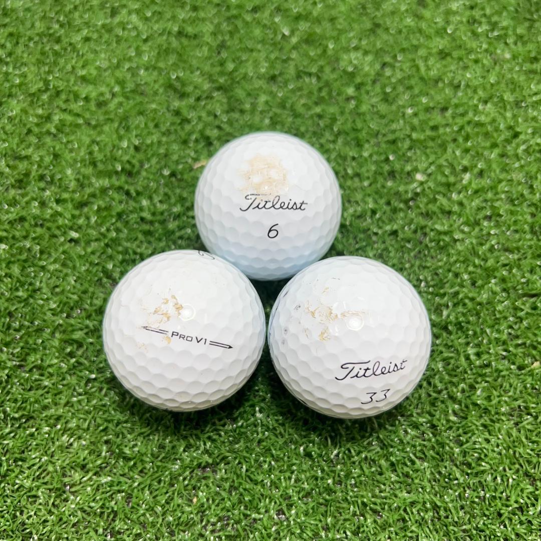 B41】Titleist PROV1 2023年 白 ロストボール 24球 - メルカリ
