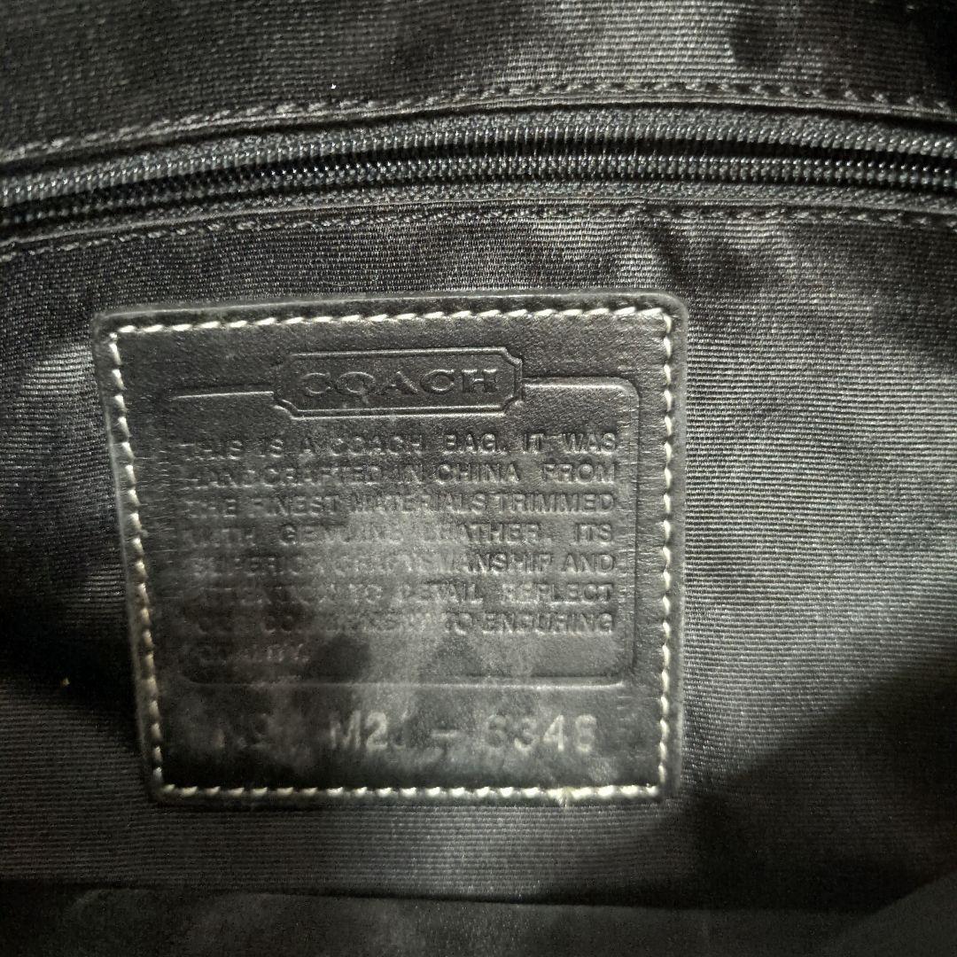 COACH シグネチャー クリップデミ ミニハンドバッグ ブラック コーチ