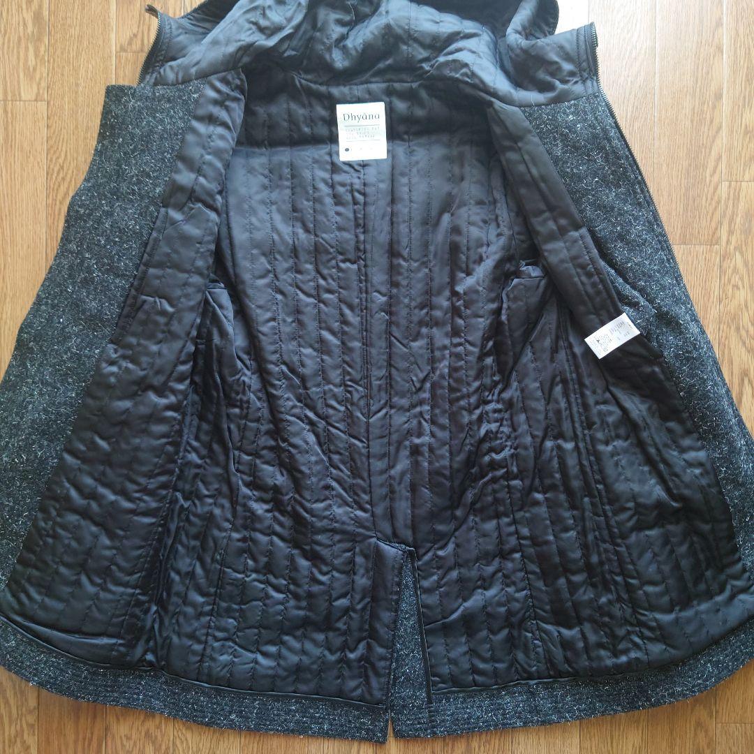 新品 □国産□ Dhyana レザー×極厚ウール riri社ZIP コート 1 - メルカリ