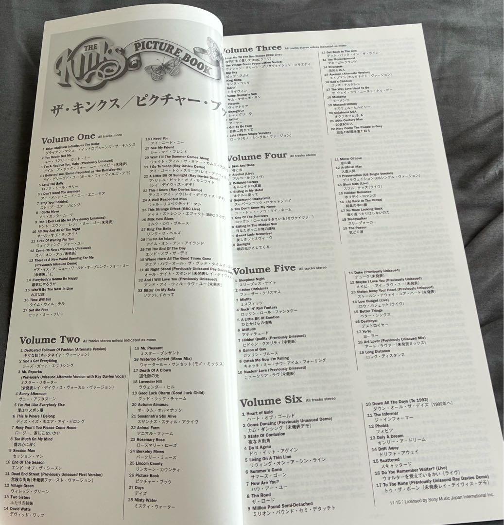 キンクス ピクチャー・ブック 国内盤CD6枚組ボックスセット - メルカリ