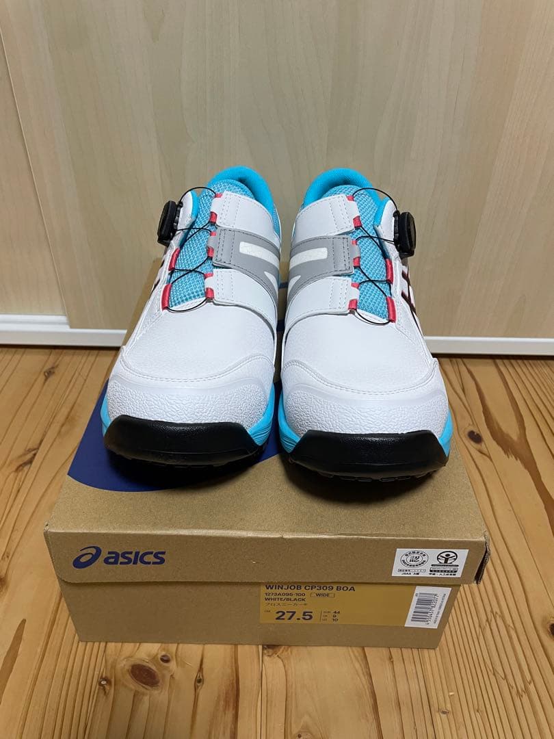 未使用品 ASICS WINJOB CP309 BOA 27.5 ホワイト - メルカリ