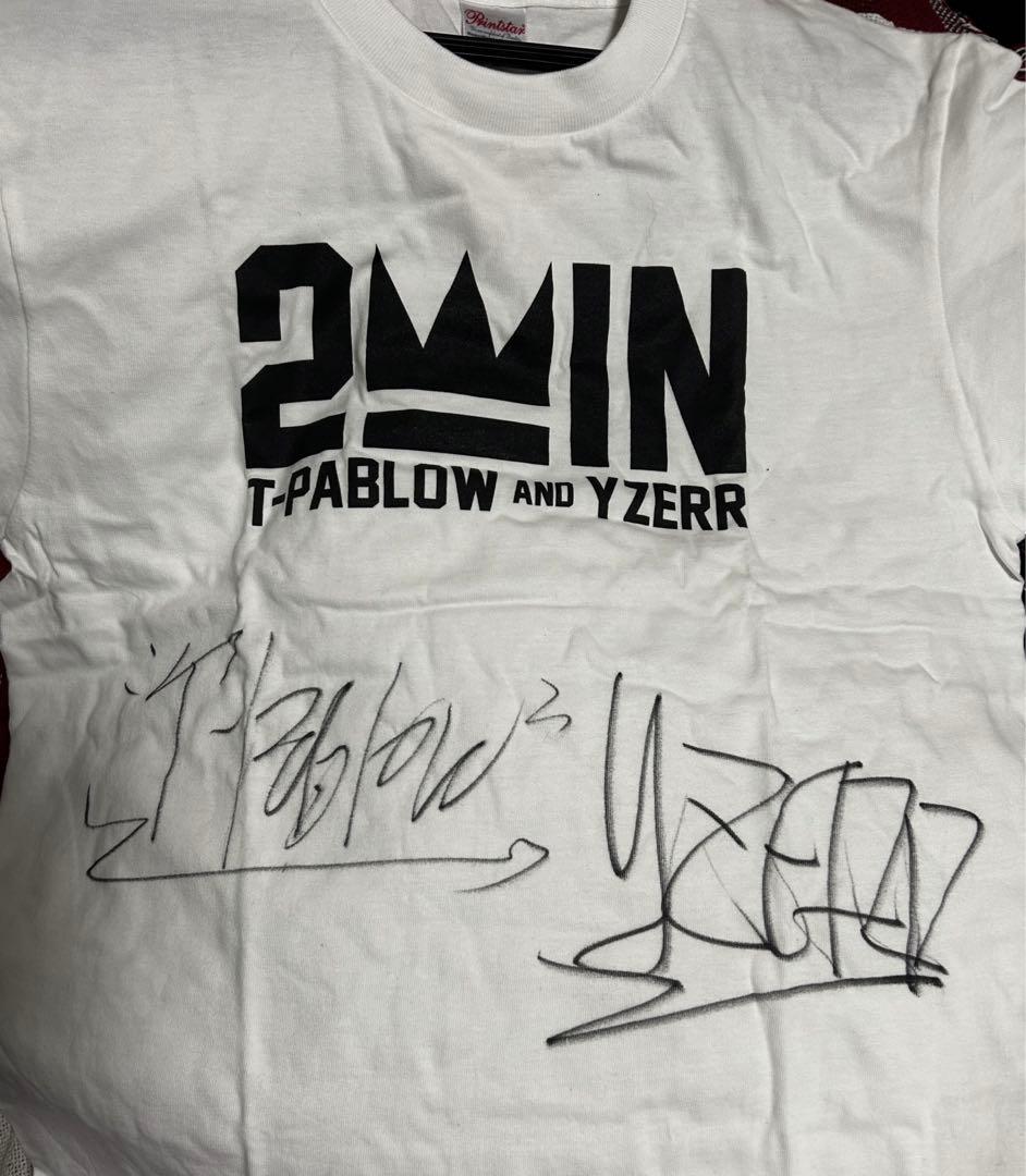 T-Pablow YZERR 直筆サイン Tシャツ - メルカリ