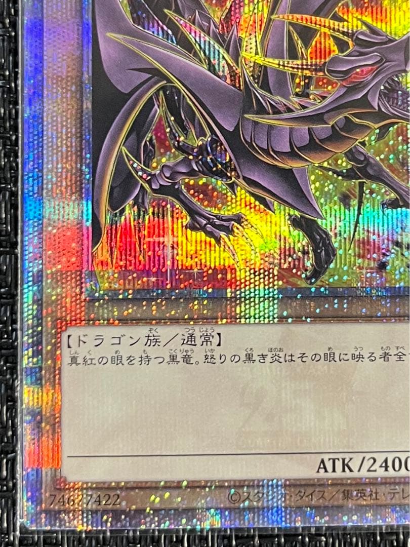 遊戯王 真紅眼の黒竜 レッドアイズブラックドラゴン イラスト違い 25th
