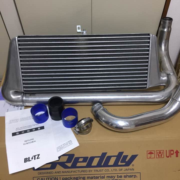 er34 ecr33 スカイライン rb25 ブリッツ インタークーラー - メルカリ