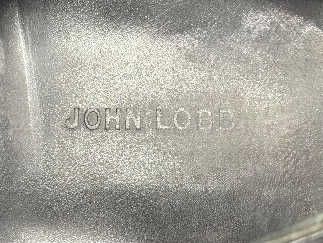 純正ツリー付 ジョンロブ チャペル 7E ブラック 8000ラスト ダブル