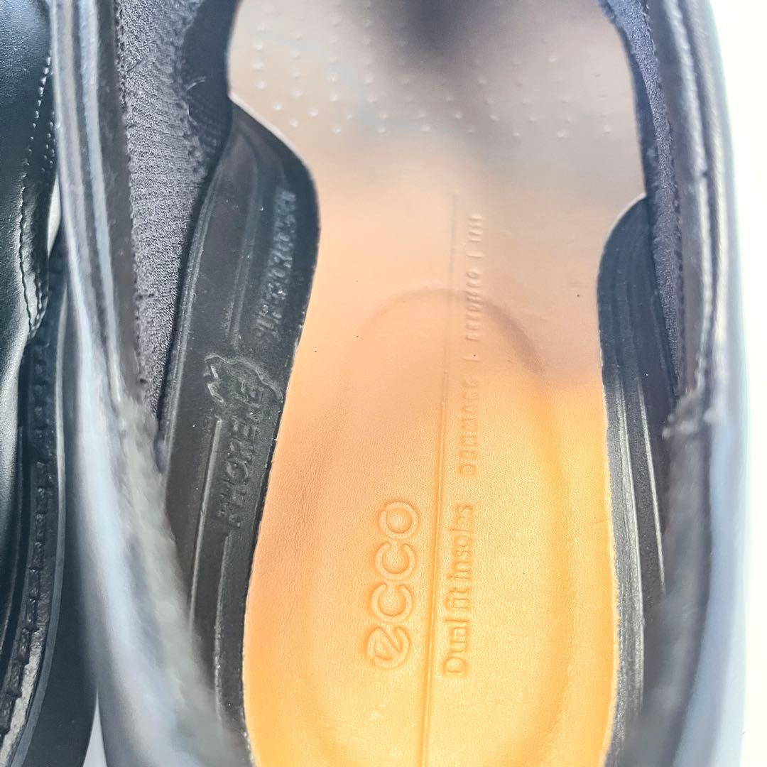 美品✨ ecco エコー ビジネスシューズ プレーントゥ レザー 27.5cm