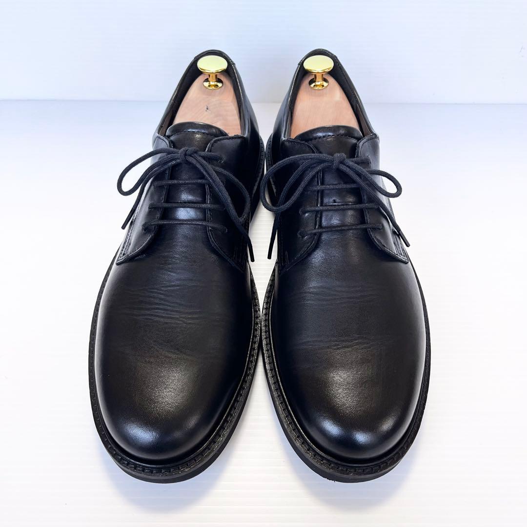 美品✨ ecco エコー ビジネスシューズ プレーントゥ レザー 27.5cm