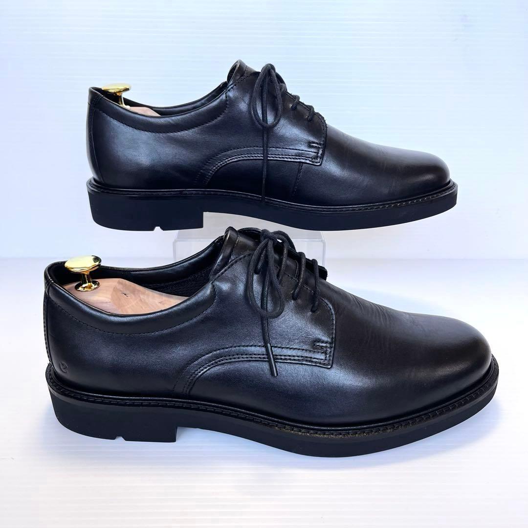美品✨ ecco エコー ビジネスシューズ プレーントゥ レザー 27.5cm