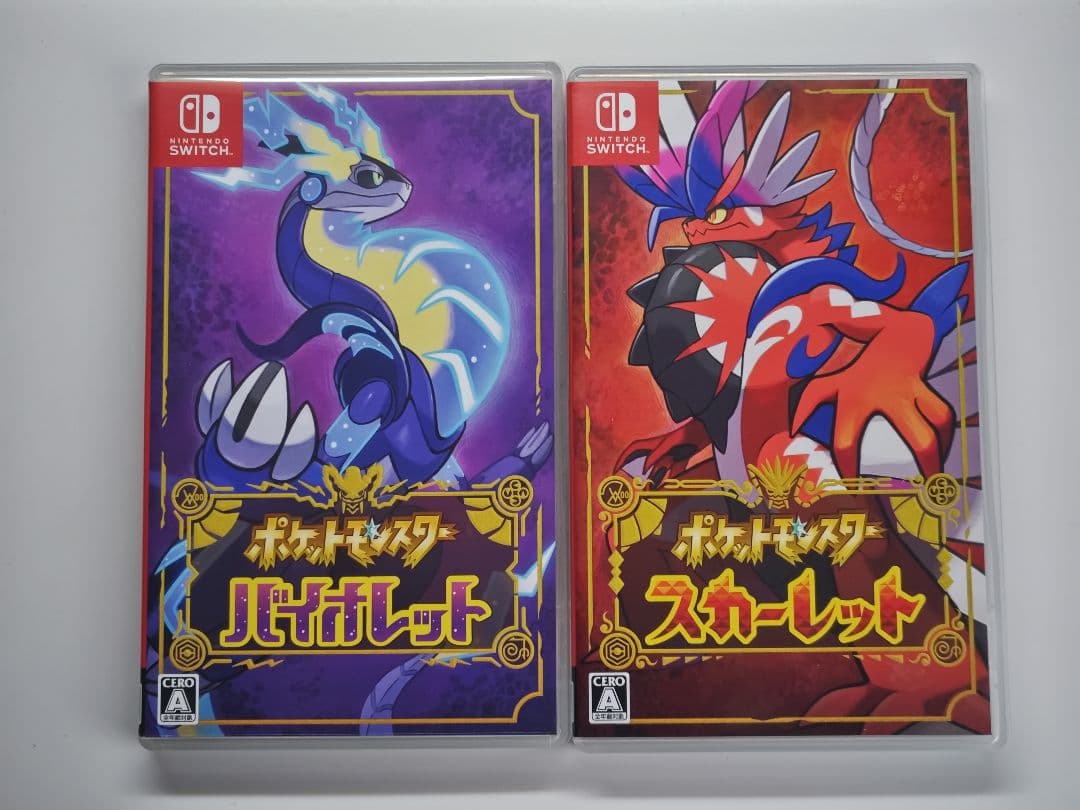 Switch ポケットモンスター バイオレット & スカーレット 2本セット ポケットモンスター スカーレット・バイオレット』ダブルパック