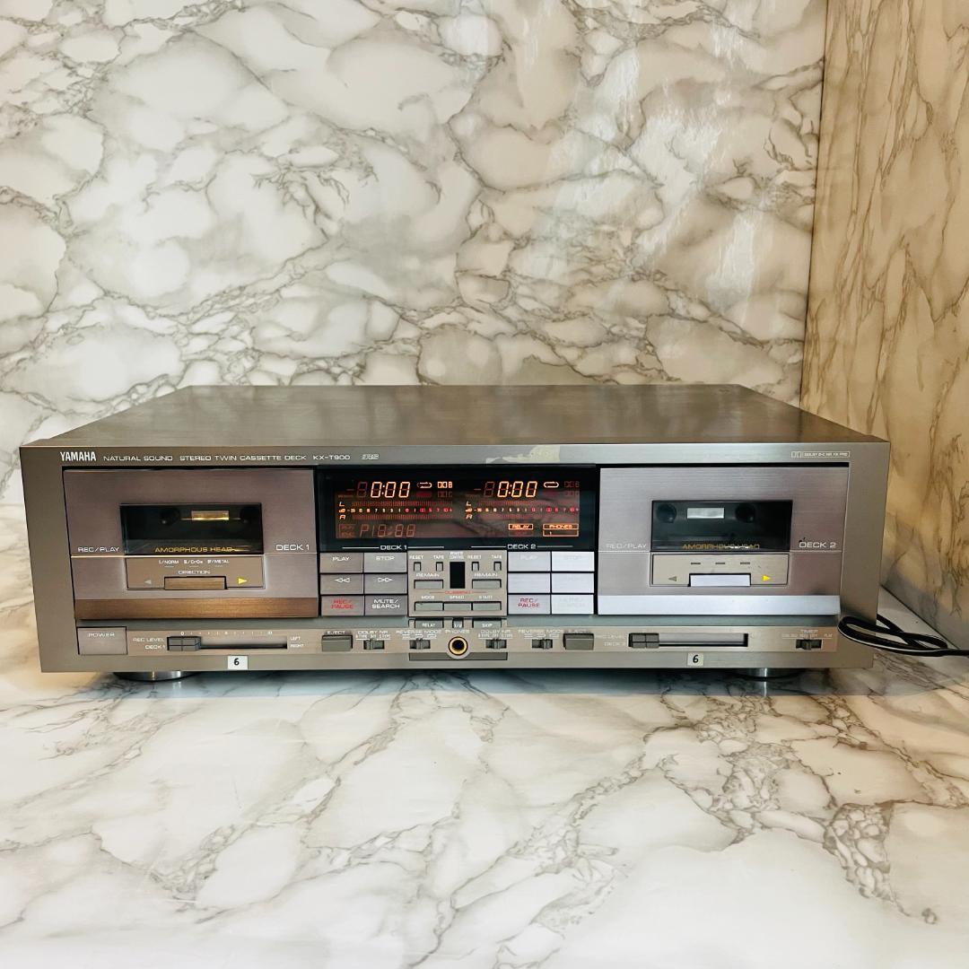 YAMAHA ツインリバースカセットデッキ KX-T900 チタンカラー - メルカリ