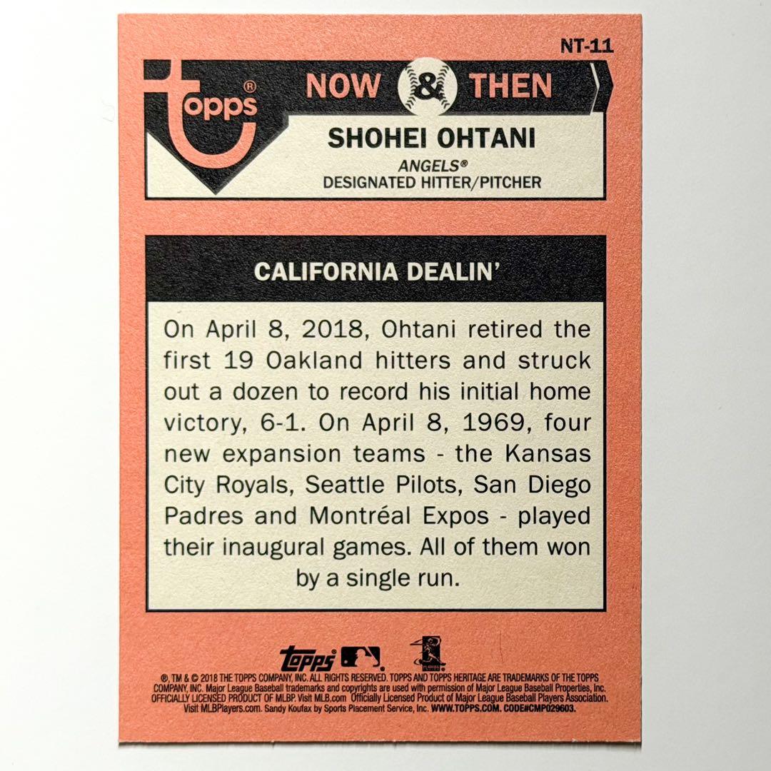 大谷翔平ルーキーカード‼️SHOHEI OHTANI RC Now & Then - メルカリ