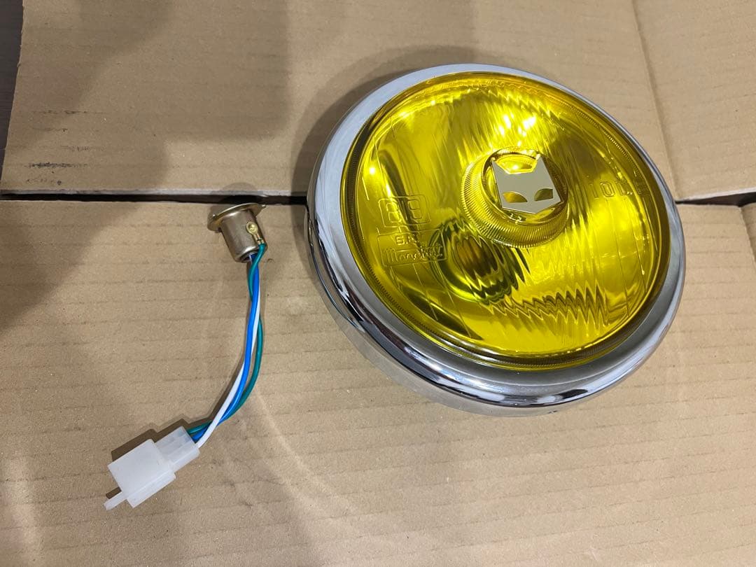 マーシャル イエローレンズ 819 モンキー エイプ50 APE50 ゴリラ MARCHAL（マーシャル） モンキー50 ヘッドライト 819 ASSY イエロー