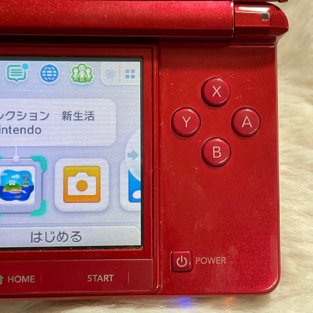 ニンテンドー3DS メタリックレッド 本体 箱付き - メルカリ