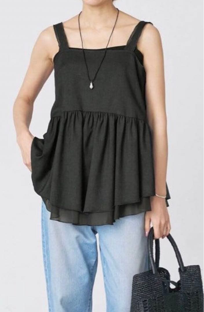 I ENA ビスチェティアードキャミソール レースティアードキャミビスチェ - Ank Rouge(アンクルージュ)の