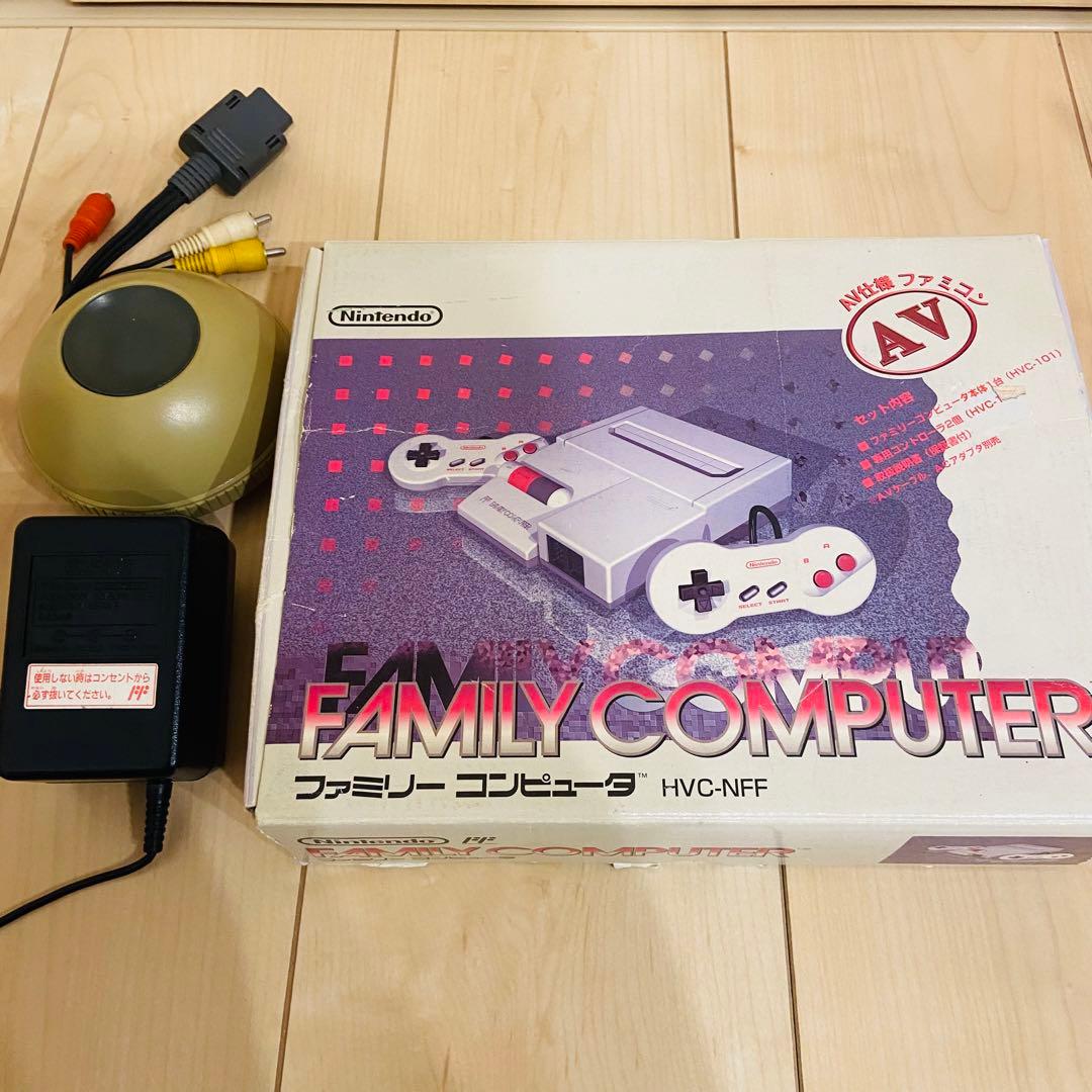 Nintendo ニューファミコン 本体 箱付き レトロ 起動確認 ジャンク扱い