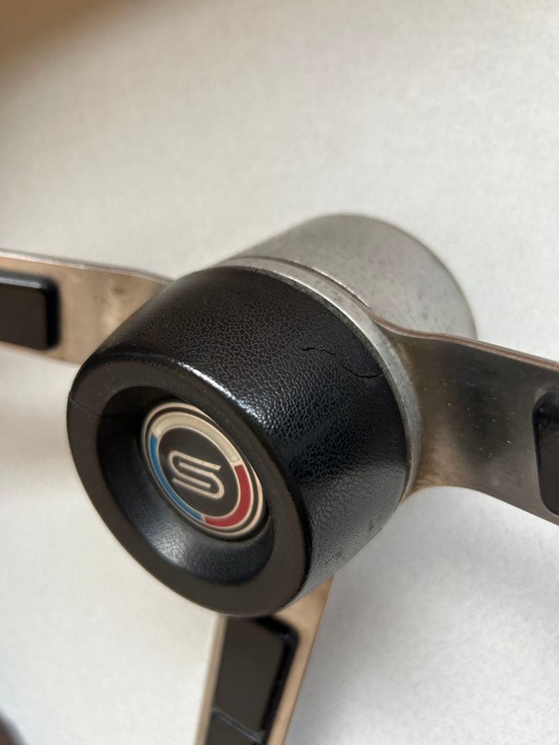 希少】ダットサンサニー1000 ウッドステアリング 純正オプション