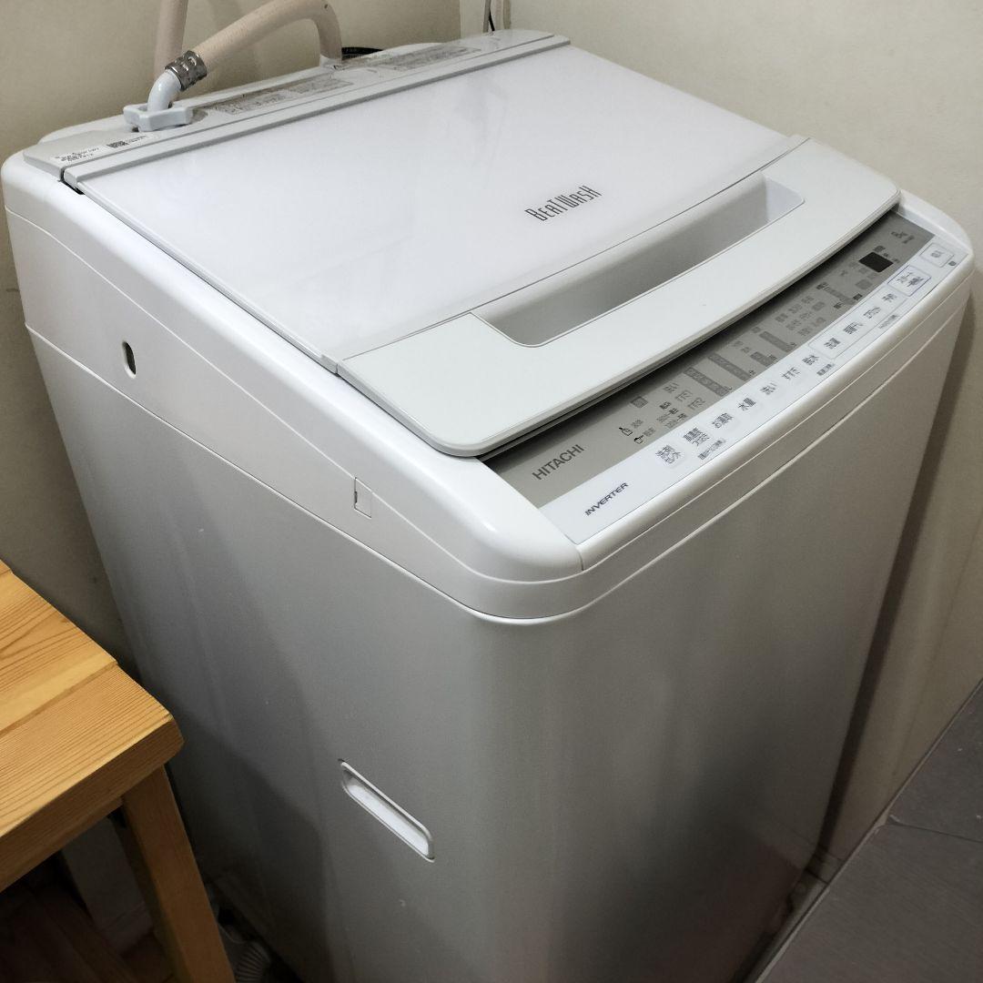 【槽洗浄済み】8kg　日立 ビートウォッシュ 2020年　BW-V80F 日立 ビートウォッシュ BW-V80A 価格比較 - 価格.com
