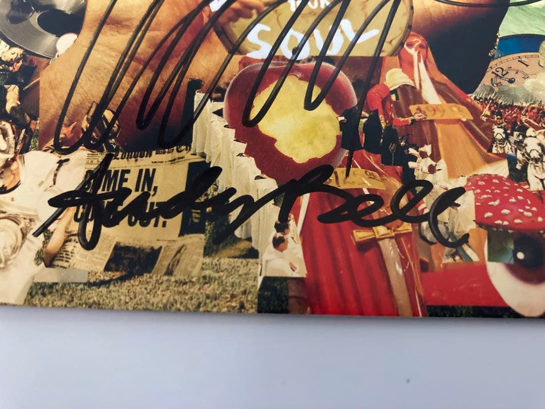 レア オアシス 直筆サイン oasis Liam Gallagher noel - メルカリ