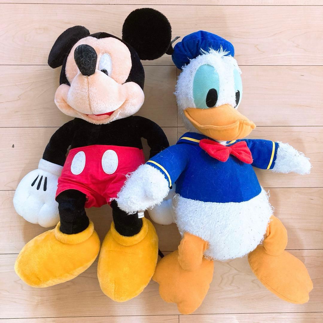 ディズニー ミッキー ドナルド 巨大ぬいぐるみ - メルカリ