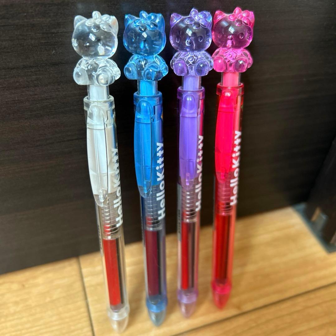 激レア 新品未使用】ハローキティ クリア ボールペン 平成レトロ