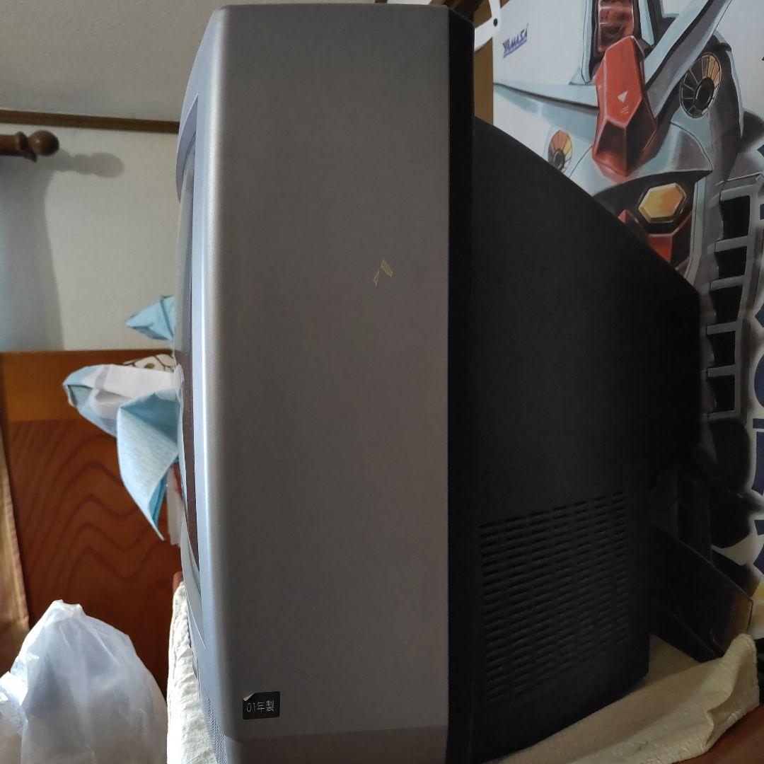 TOSHIBA ブラウン管テレビ シルバー - メルカリ