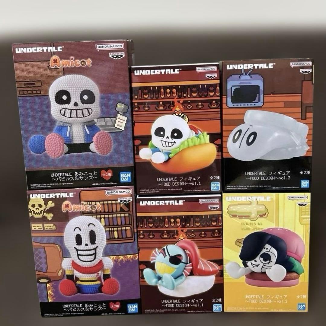 アンダーテール UNDERTALE あみこっと FOODDESIGN 6種セット - メルカリ