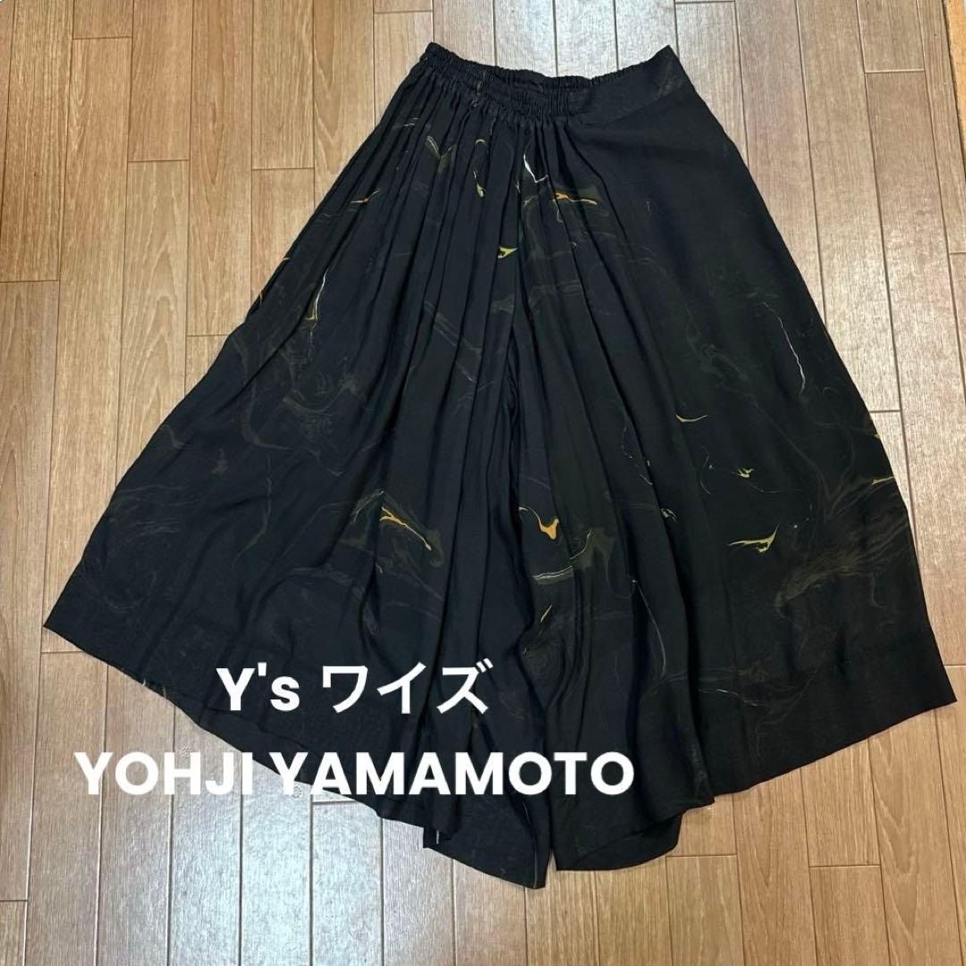Y's ワイズ //墨流し(マーブル様デザイン)デザインパンツ size2 黒 Y's（ワイズ）｜【公式通販】THE SHOP YOHJI YAMAMOTO(6／17ページ)