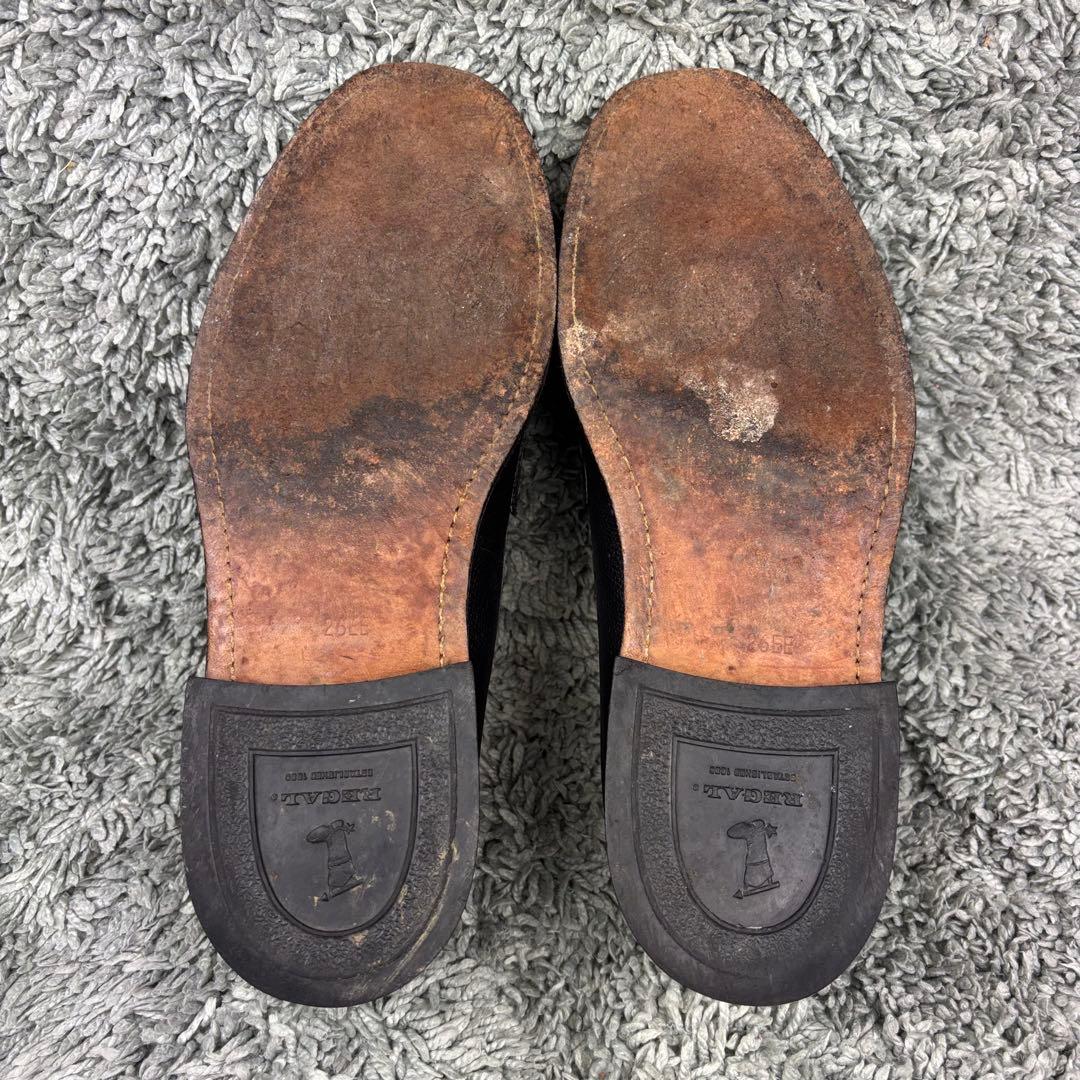 美品】リーガル 679（26）タッセル ローファー シボ革 黒 - メルカリ