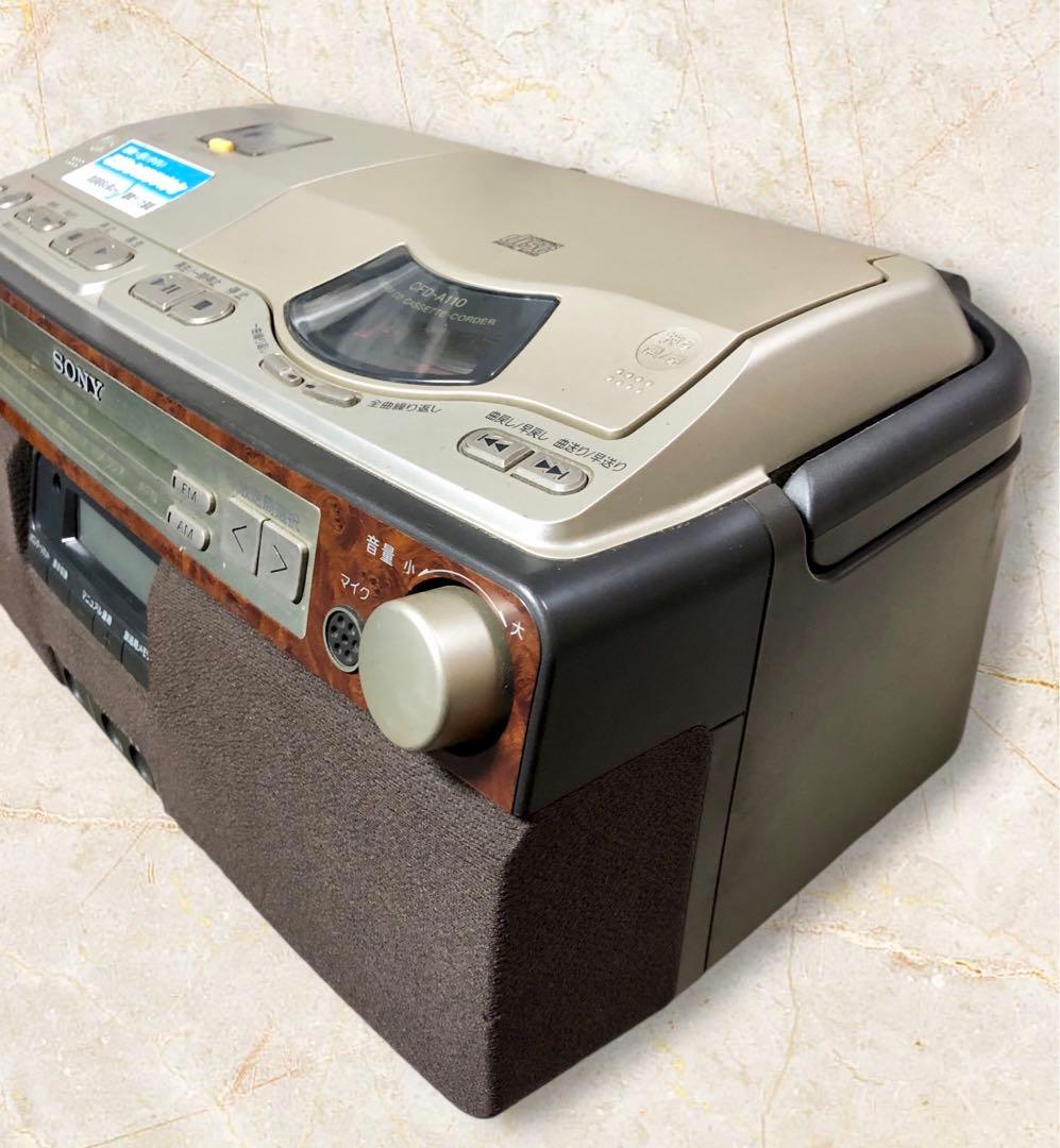 奇跡のカード全付属SONY ソニー CDラジオカセットレコーダーCFD-A110