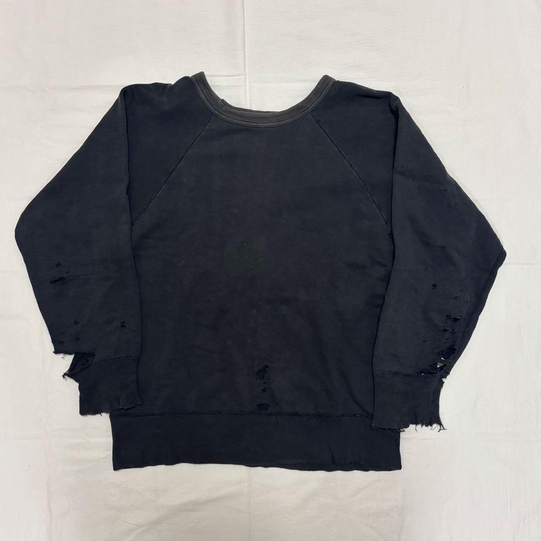 60s Hanes wind shield ビンテージ スウェット 黒 ブラック - メルカリ