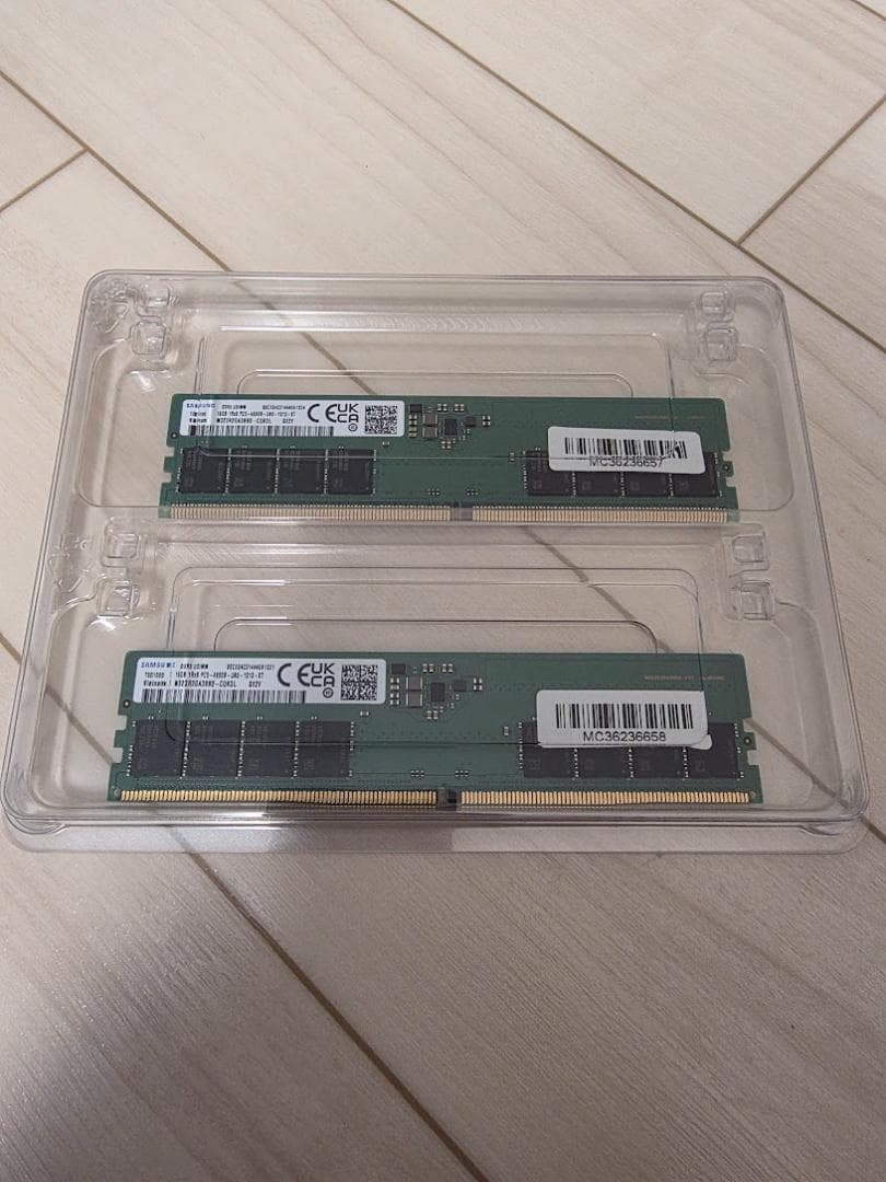 サムスン M323R2GA3BB0-CQK 16GB DDR5-4800 2枚組 Amazon.co.jp: Samsung M323R2GA3BB0-CQK 16GB DDR5-4800 PC5-38400