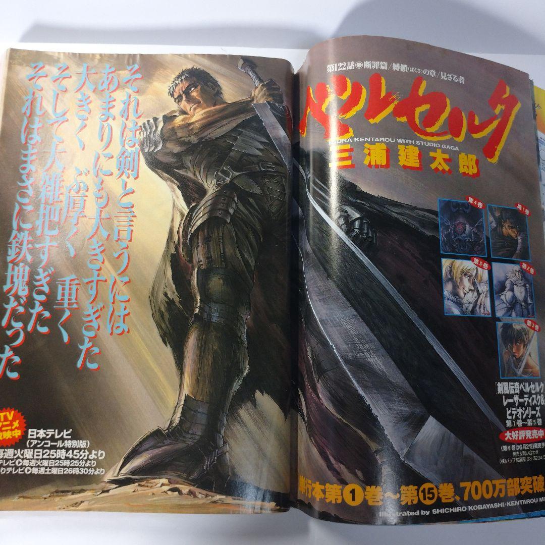 ヤングアニマル 1998年6月26日 No.12 川村亜紀 坂井優美 ベルセルク