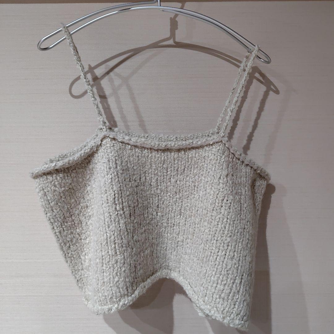 かぐれ アルパカウールブークレニットキャミソール アーバンリサーチ