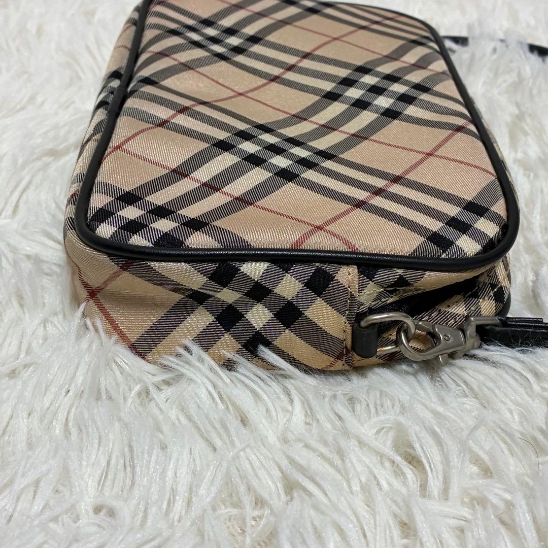 BURBERRY BLUE LABEL ノバチェック アクセサリーポーチ - メルカリ