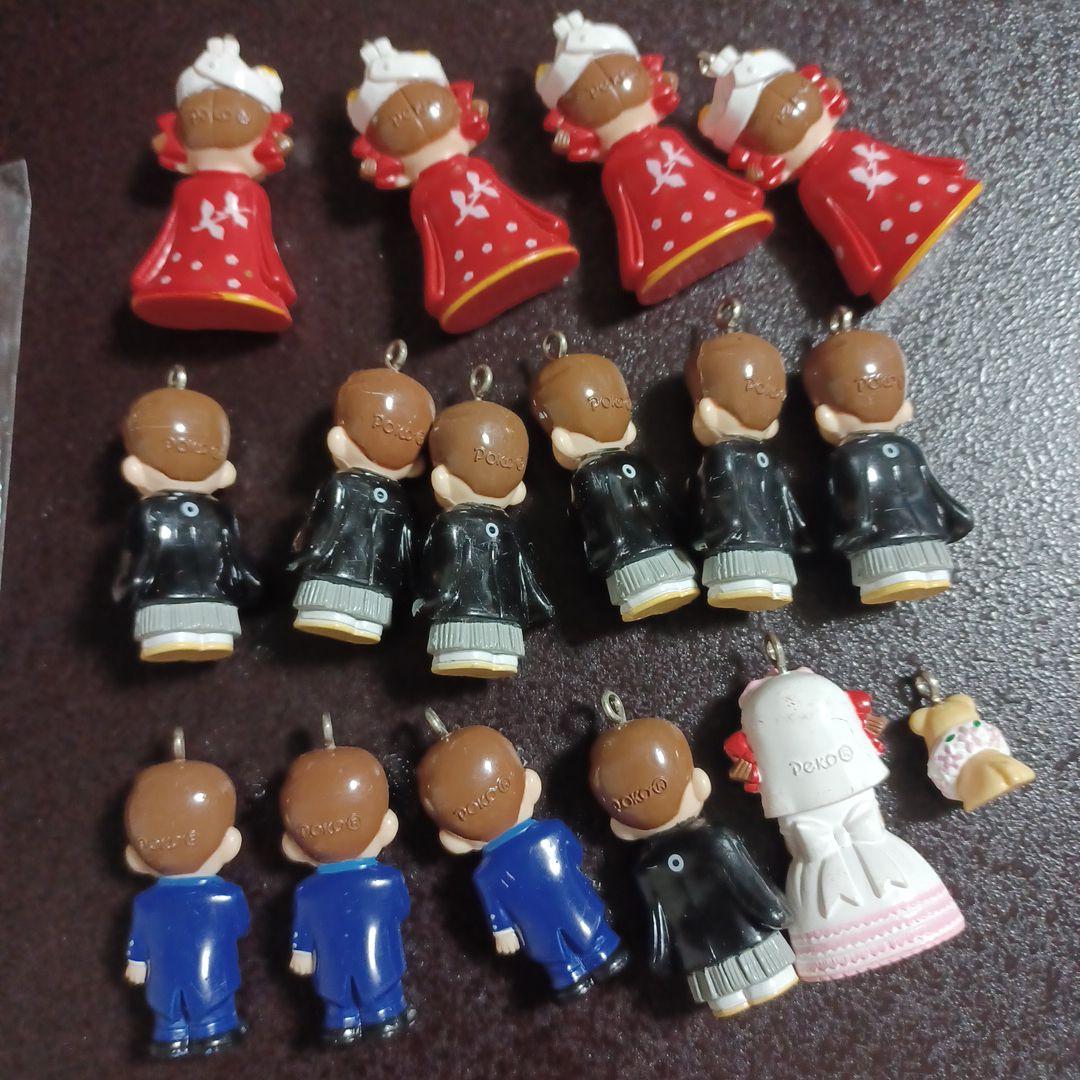 不二家 ペコちゃん マスコット ストラップ まとめ売り 17個 バイク